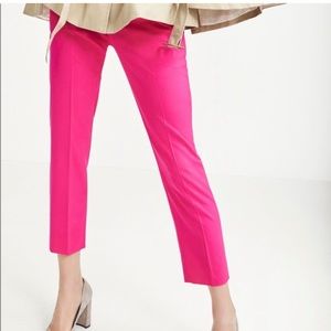 Hot pink capri pants